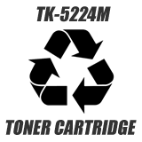 TK5224 Tech Remanufactured Kyocera TK5224M Magenta Laser Toner Cartridge, TK-5224M